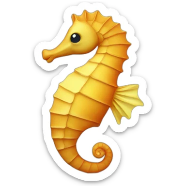 Seahorse sticker