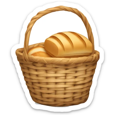 luccile ball with a basket of bread sticker