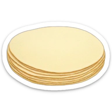 Small Stack of flour tortillas sticker