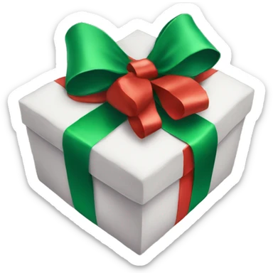 Christmas present bow  sticker