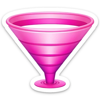 pink email funnel sticker
