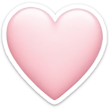 Pastel heart sticker