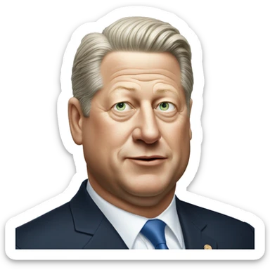 al gore rocking the white house sticker