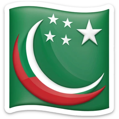 Chechen flag emoji sticker