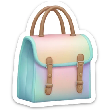 Pastel bag  sticker