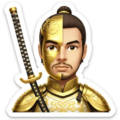 Golden Samurai sticker