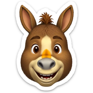 Donkey from shrek sticker