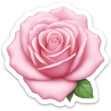 Baby pink rose  sticker