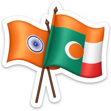 Gypsy Flag and Indian Together! sticker