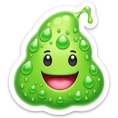 crunchy slime  sticker