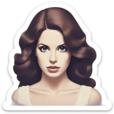 Lana Del Rey “Ultraviolence” album cover sticker