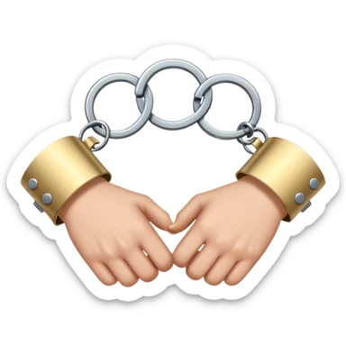 generate handcuffed hands sticker