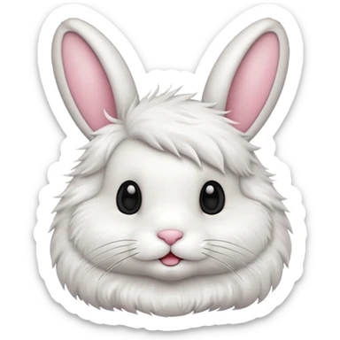 bunny with bowtie sticker