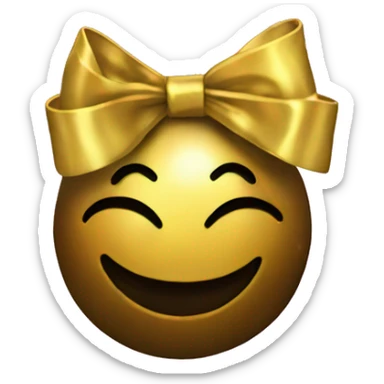 Aesthetic bow on disco ball  sticker