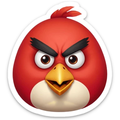 angry bird animated sticker