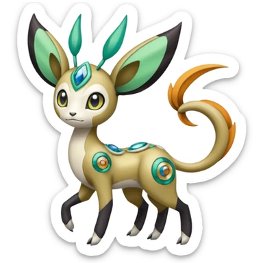 Meloetta-Vernid-Fionbri-Pokémon-Digimon-Fakémon-fusion-hybrid-creature sticker