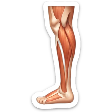 leg muscles sticker