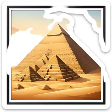 pyramides sticker