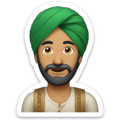Indian punjabi man sticker