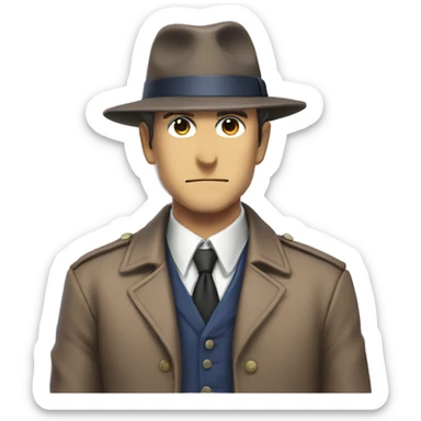 Detective Dick Gumsh Ace Attorney sticker