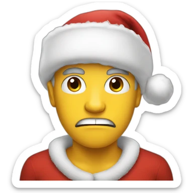 christmas hater sticker