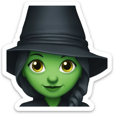 Elphaba from wicked sticker