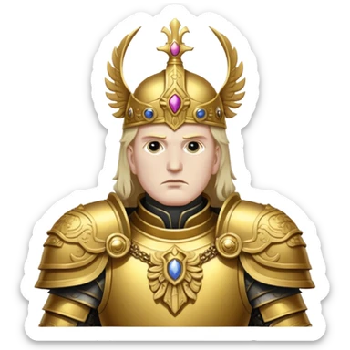 Император человечестра 40k грустит sticker