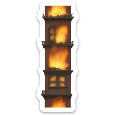 The Great Fire of September 11, 1776 New York sticker