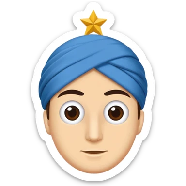 DOĞU TÜRKİSTAN BAYRAĞI (İNSANSIZ) AY VE YILDIZ MAVİ BAYRAK sticker