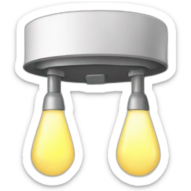 Flashing light sticker