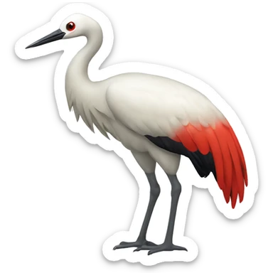 japan Crane sticker