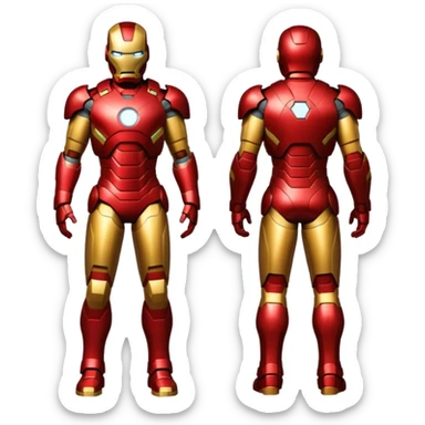 Iron man full body sticker