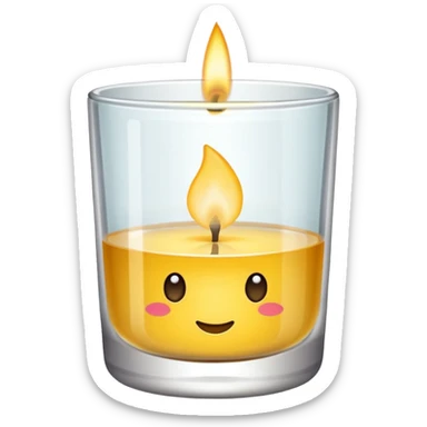 Vela aromática sticker