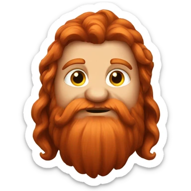 druire redhead dwarf
 sticker