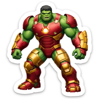 Hulk vs Hulkbuster sticker