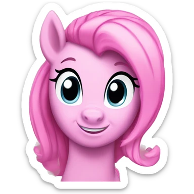 Pink my little pony  sticker