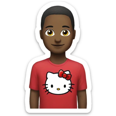 Hello kitty in love with liverpool fc sticker