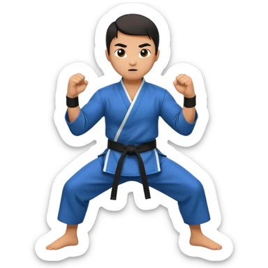 Kung fu sticker