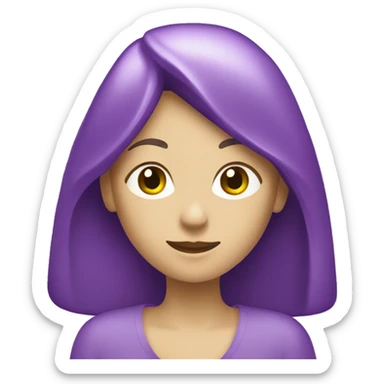 make a rectangle card colour purple  sticker