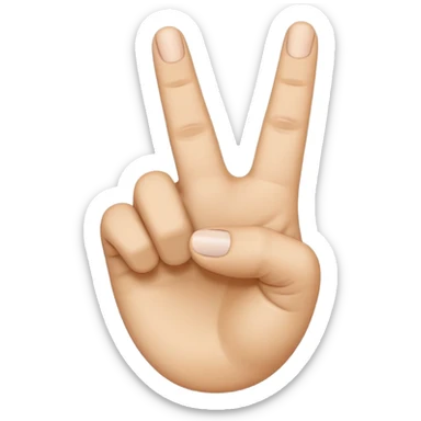 “Emoji-style hand making the letter ‘C’, with the index finger slightly curved. Clean, simple design, smooth shapes, neutral skin tone. White or transparent background, high resolution.” sticker
