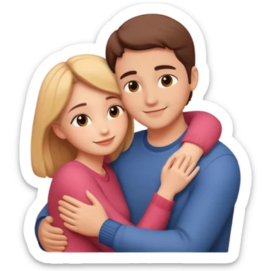 romantic movie scene sticker