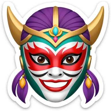 Lucha libre mujer  mexicana sticker