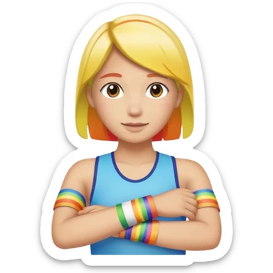 Rainbow nazi sticker