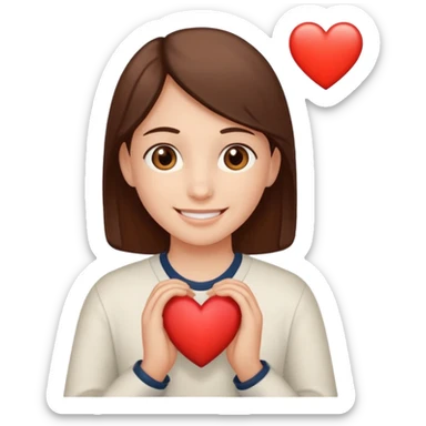 FLOORK DANDO UN CORAZÓN Y DICIENDO DURMETE O TE CONQUISTO sticker