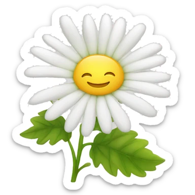 CHAMOMILE with leaf sticker