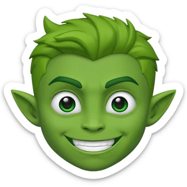 teen titans beast boy sticker