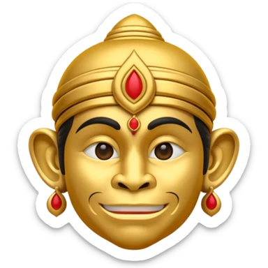 Hanuman ji gada emoji sticker