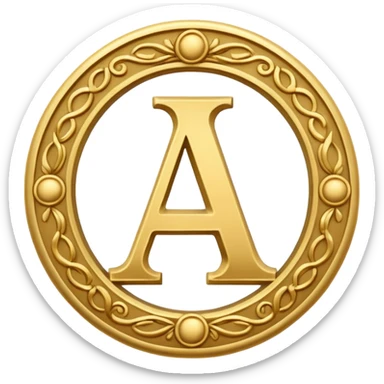 greek alphabet sticker