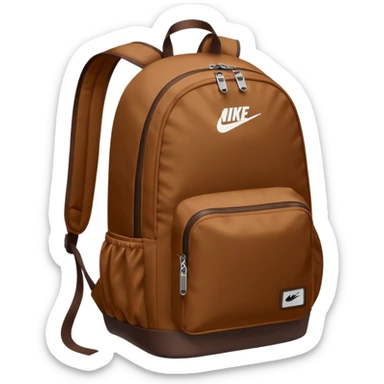 Brown Nike backpack sticker