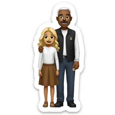 padre e hija sticker